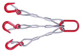 压铸机搬运用钢丝绳索具承载起吊